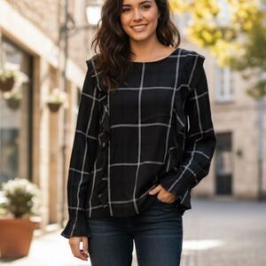 Sanctuary Women’s Green/White Top size M